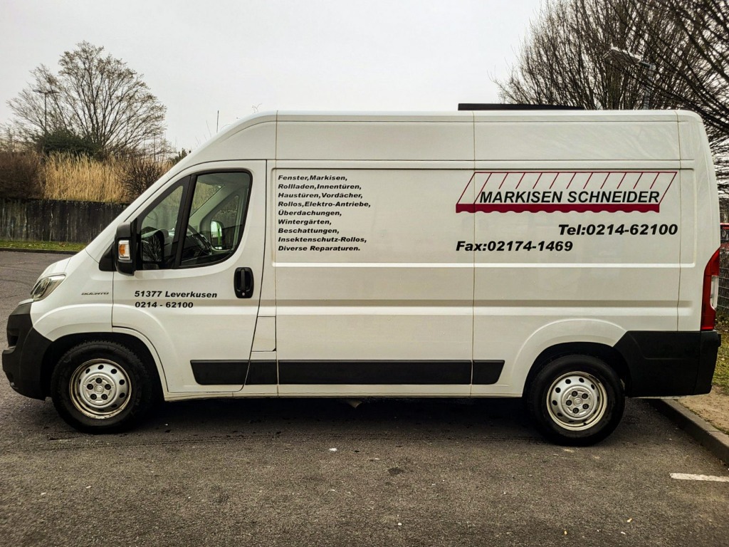 Markisen Schneider Service Fahrzeug Leverkusen Opladen